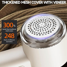 Fabric Shaver, Electric Sweater Shaver with 2 Extra Replaceable Stainless Steel Blades, Digital LED Display, USB Rechargeable, Lint Remover for Clothes, Couch, Furniture, Fuzz, Lint Ball, Pillings