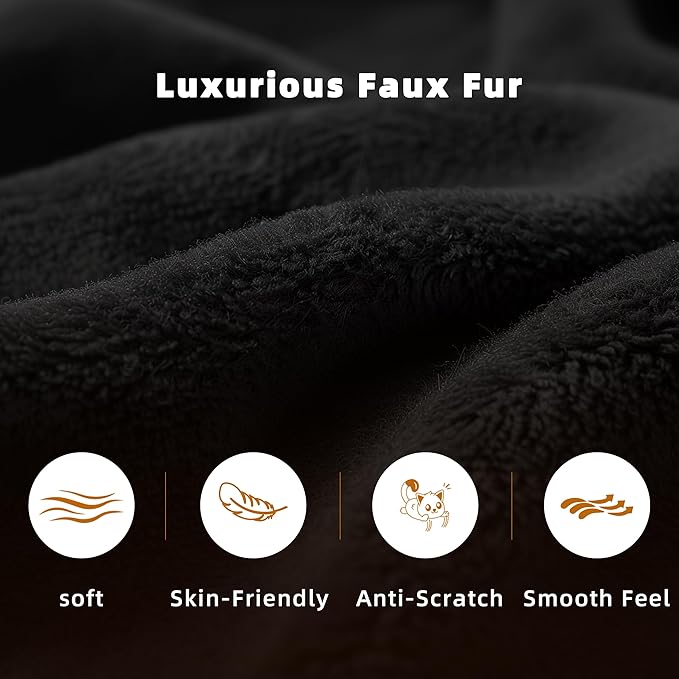 110" Cloud Couch Sectional for Living Room U-Shape Boneless Couches Modular Sectional Sofa with Deep Seat with Chaise,No Assembly Required, Carbon Black(Plush Corduroy Fabric)