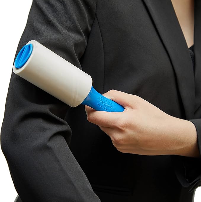 PetLovers Extra Sticky Lint Roller Single Unit 90 Sheets for Pet Hair Removal, Dog and Cat Lint Remover (1 Pack)