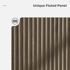 SICOTAS Buffet Cabinet with Storage Accent Sideboard with 6 Doors Modern 93.2