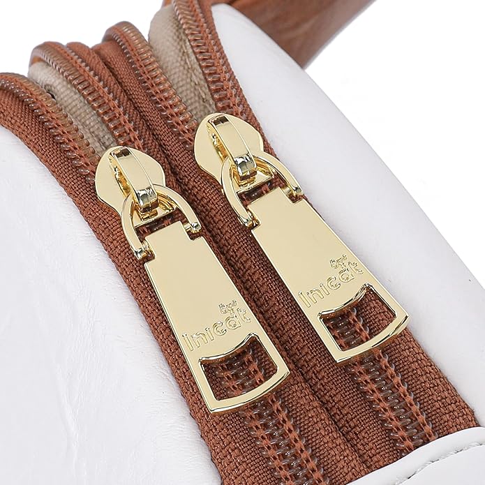 INICAT Travel Small Crossbody Sling Bags Women Cross Body Purses Passport Holder Vegan Leather Fanny Packs Birthday Gifts