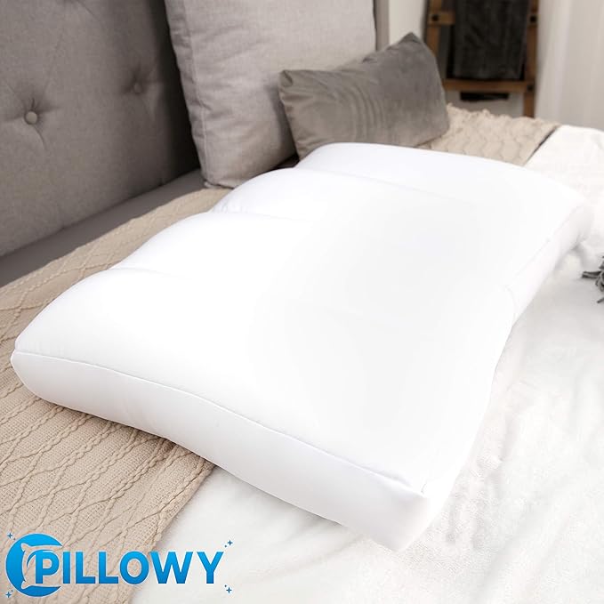 Cover Only for Premium Microbead Bed Pillow, X-Large Extra Smooth - Ultra Comfortable Sleep with Silk Like Anti Aging Cover 85% Spandex/ 15% Nylon Breathable, Cooling Cream Peach