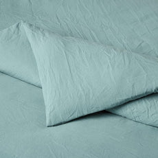 Amazon Basics Brushed Microfiber Comforter Set, Extra Soft with Natural Texture, 2-Piece, Twin/Twin XL, Blue