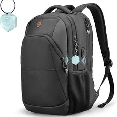 Swissdigital Design Business Laptop Backpack, College Laptops Backpack with USB Charging Port for Men and Women Fits 16 Inch Notebook, Blac k-Finder Color Random