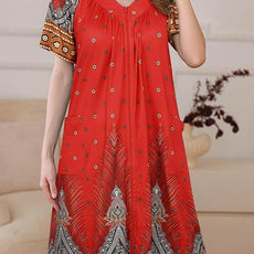 Ekouaer Women Robe Zipper Front Mumu Duster Robes Zip Up Housecoat Soft Sleepwear with Pockets