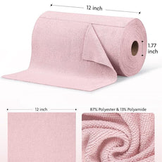 Fantasticlean Microfiber Cleaning Cloth Roll -150 Pack, Tear Away Microfiber Towels, 12