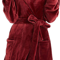 U2SKIIN Women Hooded Fleece Robe, Short Plush Robes for Womens With Hood Soft Warm Spa Bathrobe