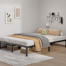 Metal Bed Frame Queen Size - 12 Inch Heavy-Duty Queen Platform Bed Frame No Box Spring Needed, Easy Assembly, Noise-Free, Sturdy Mattress Foundation, Underbed Storage Space