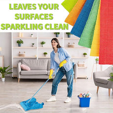 HELOMOR 6 Extra Large Floor Microfiber Cleaning Clothes, 30