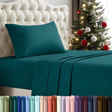 Utopia Bedding Twin Bed Sheets Set - 3 Piece Bedding - Brushed Microfiber - Shrinkage and Fade Resistant - Easy Care (Teal Green)
