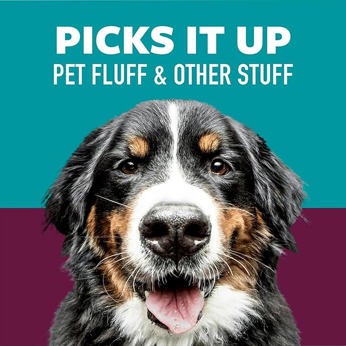 Scotch-Brite Pet Hair Pickup Extra Sticky Lint Roller, Designed for Removing Fur + Fluff on Couches, Clothes, Dog and Cat Beds, & More, 2 Pack, 200 Easy-Tear Adhesive Sheets Total