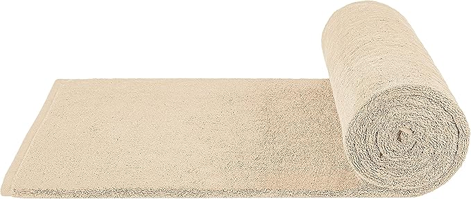 Cotton Paradise 100% Cotton 40x80 Oversized Bath Sheet, Extra Large Turkish Bath Towels for Bathroom, Beige Bathsheet