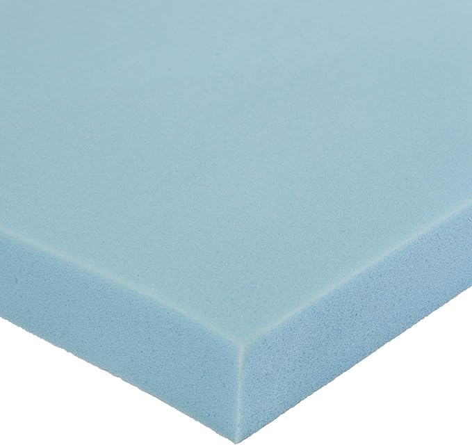 Amazon Basics Full Mattress Topper, Cooling Gel-Infused, CertiPUR-US Certified, 2 Inches, Blue