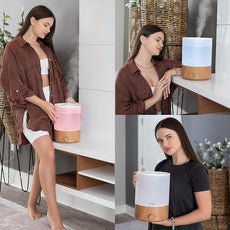 BlueHills Premium 4000 ML XL Essential Oil Diffusers - 70 Hour Run Aromatherapy Diffuser & Air Humidifier Mist for Large Room 7 LED Colors Oil Big Diffuser Essential Oils for Home w/Auto Shut Off E403