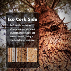 YSAGi Double-Sided Desk Pad, Leather Desk Mat, Eco Cork Desk Pad Protector,Large Mouse Pad,Waterproof Desk Blotter for Office/Home (Coffee+Cork, 47.2