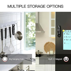 KULUNER 1-Second Rapid and Accurate Meat Thermometer - Waterproof Multifunctional Kitchen Food Thermometer, Ideal for Frying, Smoking, Grilling and More (Black)