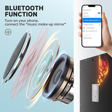 Hasipu Vanity Mirror with Lights and Bluetooth Speaker, 32