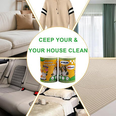 Lint Roller for Pet Hair 500 Sheets Extra Sticky Pet Hair Remover for Clothes Furniture Carpet Cleaner Cars Dogs Travel-Friendly Grip Handle White