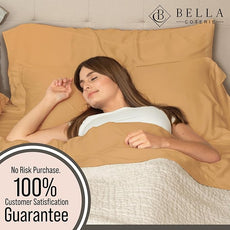 Bella Coterie Luxury Bamboo Viscose Cal King Size Sheet Set | 100% Organically Grown | Ultra Soft | Cooling for Hot Sleepers | 18
