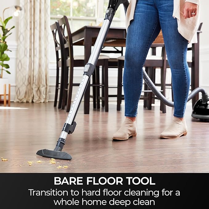 Kenmore BC3006 400 Series Pet Friendly Lightweight Bagged Canister Vacuum Cleaner 2-Motor Design with Hair Eliminator Brushroll, HEPA Filter, LED Headlight, Extended Wand and Auto Cord Rewind