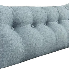 11 lbs Thickened Headboard Pillow Wedge Pillow Headboard Reading Pillow Bed for Comfortable Backrest Reading Triangular Pillow with Side Pocket Backrest Pillows for Sitting in Bed Gray Queen