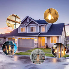 TJOY 10 Pack Vintage 8W ST58 LED Edison Light Bulbs, Dimmable, 60W Equivalent, 800Lumens, 2700K Warm White, E26 Base LED Filament Bulb, CRI80+, Antique Glass Style for Home, Bedroom, Office, Farmhouse