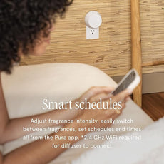 Pura x Studio McGee Home Scent Refill - Smart Air Diffuser - Up to 120-Hours of Luxury Fragrance per Refill - Home Essential - Clean & Safe Diffuser Fragrance - 2 Pack, French Linen