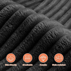 105''Sectional Cloud Couch with L Shaped Chaise,Modern Modular Sectional Sofa,Comfy Sectional Couches for Living Room,Bedroom,Apartment (Black, 105''W Left Facing Chaise)