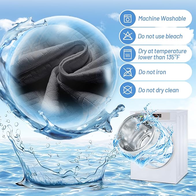 Premium Bamboo Mattress Protector – Twin Size, Waterproof, & Ultra Soft Breathable Noiseless Washable Bed Mattress Cover for Comfort & Protection MC03TWIN-LG
