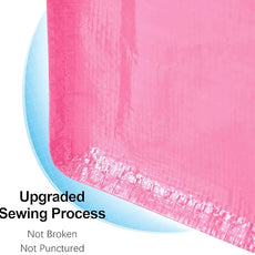 6 Pack Heavy Duty Extra Large Moving Bags W/Backpack Straps - Strong Handles & Zippers, Storage Totes For Space Saving, Fold Flat, Alternative to Box and Bin (40 gal, Pink)