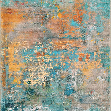 Lahome Modern Abstract 10x14 Area Rug for Living Room, Bedroom, Dining Room - Multicolor, Machine Made, Low Pile, Non Slip, Washable