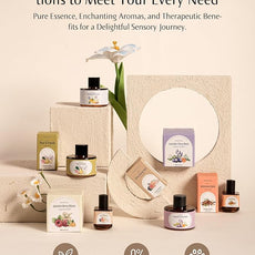 SF101 Pro Waterless Ultrasonic Essential Oil Diffuser–100% Plant-Based,120-Day Natural Air Freshener & Aromatherapy Diffuser for Home,Hotel,Studio-Australian Sandalwood