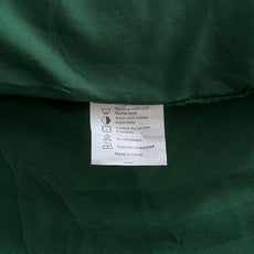 ROSGONIA Queen Comforter Set Emerald Green, 3pcs (1 Boho Dark Forest Green Comforter & 2 Pillowcases), All Season Blanket Lightweight Bedspreads Quilt