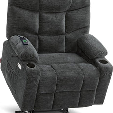 MCombo Oversized Power Lift Recliner Chair with Extended Footrest, Extra Wide 27.2