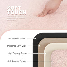 PINPLUS Storage Ottoman Bench Sherpa Foot Rest, Foldable Boucle Ottomans, Large Faux Teddy Fur Ottoman Storage Box Entryway Bench for Dorm, Pink, 43.3'' x 15'' x 15''