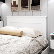 Prepac Stylish Flat Wood Panel Headboard for Queen Size Beds, Simplistic Wooden Queen Headboard 2.25