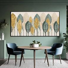 CHUDANHAO Vintage Wall Decor Gold Foil Wall Art Abstract Home Decorations Textured Artwork for Walls 24