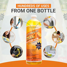 Advanage 20X Household Cleaner Concentrate Refill, 32 oz | Citrus All Purpose Cleaner | Multi Surface Dilute for Floors, Carpets, Glass, Counters, Appliances, and General Home Cleaning, USA Made