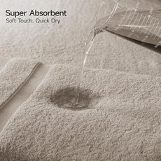 REDKISS 100% Cotton Bath Towels Set of 2, Extra Large Bath Sheets 35 X 70 Inches, 800 GSM, Quick Dry, Ultra Soft & Super Absorbent Bathroom Towel Sets for Bathroom, Gym, Spa, Pool & Hotel, Camel