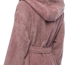 Arus Women's Hooded Classic Bathrobe Turkish Cotton Robe with Full Length Options