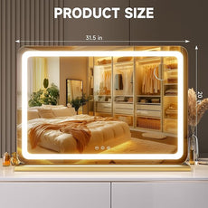 Hasipu Vanity Mirror with Lights, 31.5