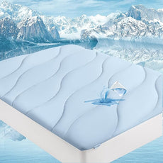 Unikome Ultra Soft Waterproof Queen Size Mattress Pad, Cooling Mattress Protector for Hot Sleepers, 5-Layers Noiseless Washable Mattress Cover with 8