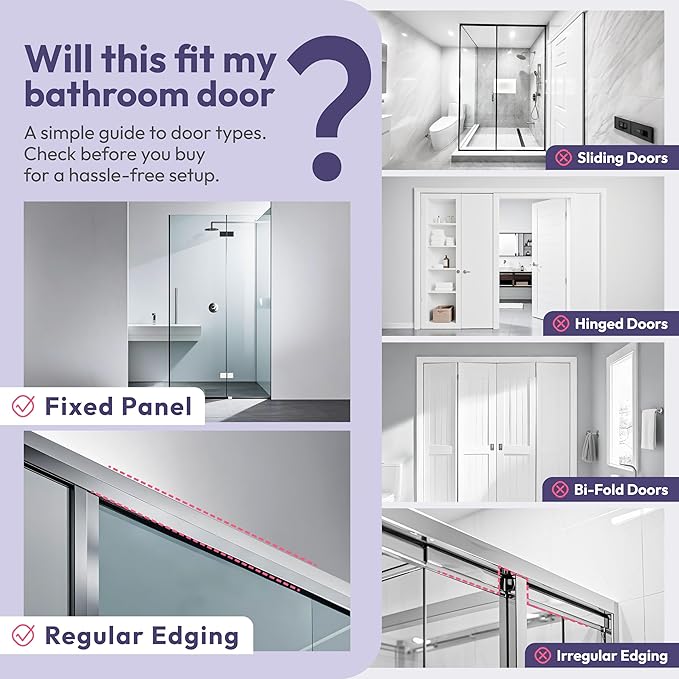 SWTYMIKI Over the Door Shower Caddy - 3 Tier Adjustable Shower Organizer Hanging with Soap Holder, No Drilling Stainless Steel Bathroom Hanging Caddy for Body Wash, Shampoo, Soap, Razor, White