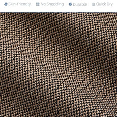 PADOOR Non-Slip Bath-Mats, Rubber-Backing Braided Absorbent Bathroom Mat, Machine Washable, Thin Bathroom Rugs Fit Under Door, Quick Dry, 20''x32'' Black