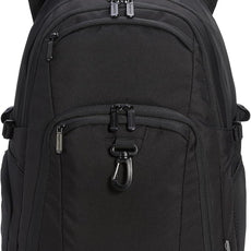 Amazon Basics Travel Laptop Backpack for 17 in / 43.1 cm Laptop, Black