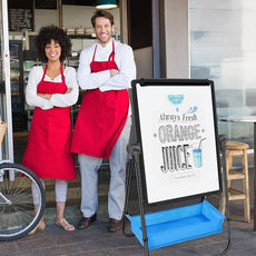 Magnetic Whiteboard with Stand - Double Sided 40