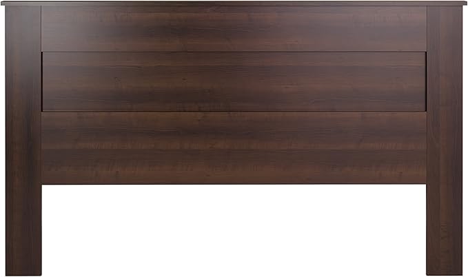 Prepac Stylish Flat Wood Panel Headboard for King Size Beds, Simplistic Wooden King Headboard 2.25" D x 81" W x 48" H, Espresso, EHFK-1301-1