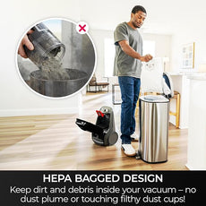 Kenmore BC3006 400 Series Pet Friendly Lightweight Bagged Canister Vacuum Cleaner 2-Motor Design with Hair Eliminator Brushroll, HEPA Filter, LED Headlight, Extended Wand and Auto Cord Rewind