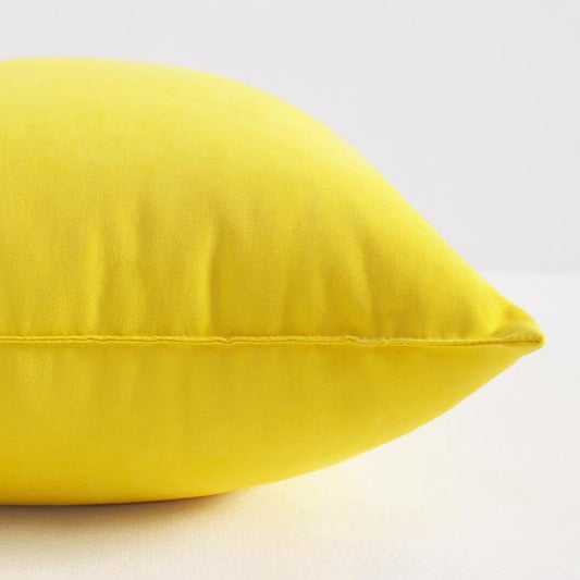 NTBAY Tiny Pillows, Down Alternative 7"x11" Microfiber Mini Pillow for Travel, Pets, Soft Machine Washable Small Pillows for Neck, Wrist, Lumbar and Knee, Yellow