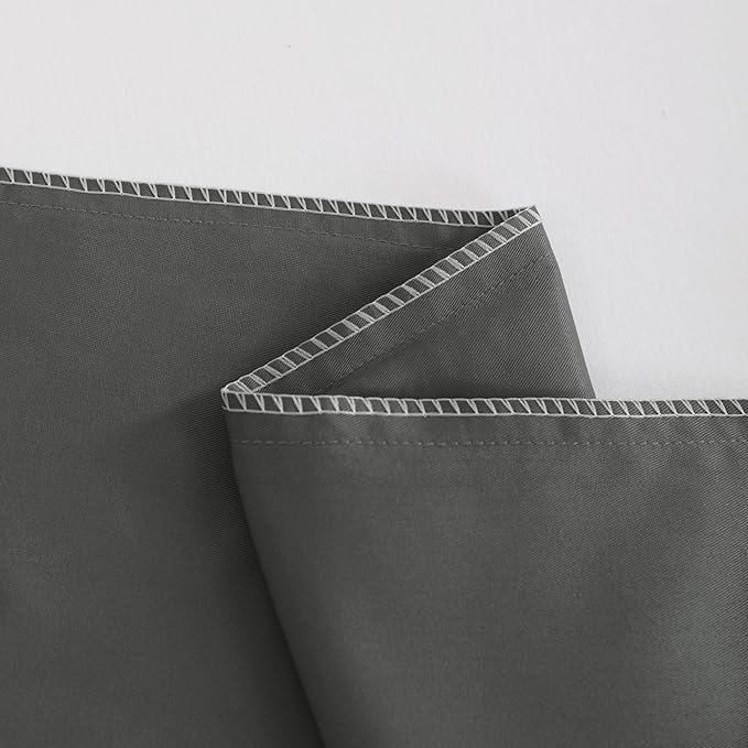 NTBAY Toddler Pillow Cases Set of 2, 2 Pack Brushed Microfiber 14x20 Pillow Cases, Soft, Wrinkle, Fade, Stain Resistant Dark Grey Pillow Cases with Envelope Closure, 14x20 Inches, Dark Grey